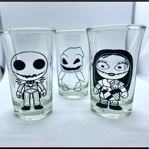 Nightmare Before Christmas Shot Glasses
